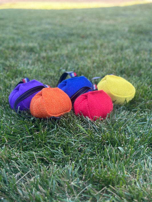 Small Folded Tug Ball – French Linen