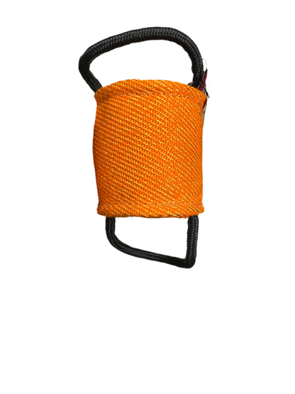 Small cylinder/barrel roll Pillow with 2 Tubular Handles