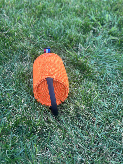 Medium cylinder/barrel roll Pillow Tug with 2 Tubular Handles