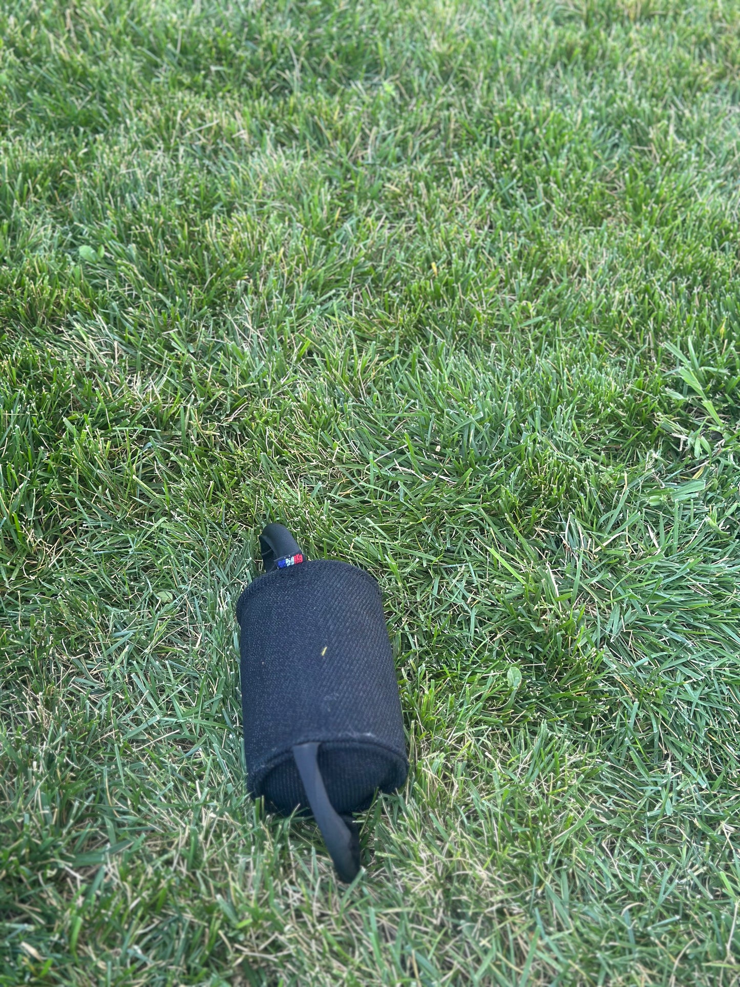 Medium cylinder/barrel roll Pillow Tug with 2 Tubular Handles