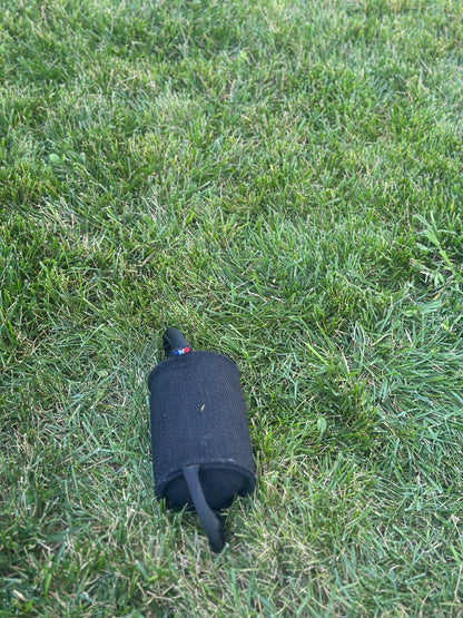 Medium cylinder/barrel roll Pillow Tug with 2 Tubular Handles